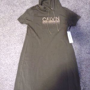 NWT Calvin Klein hoodie dress/ tunic top